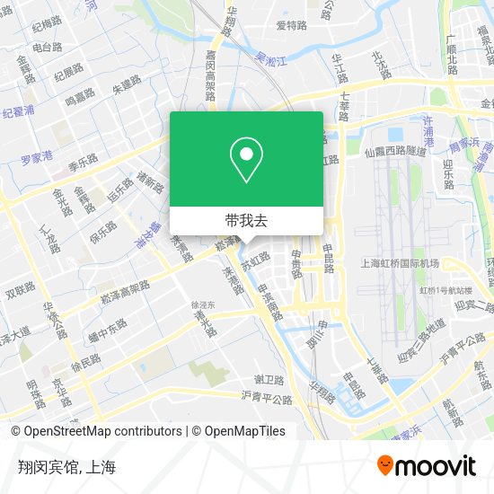 翔闵宾馆地图