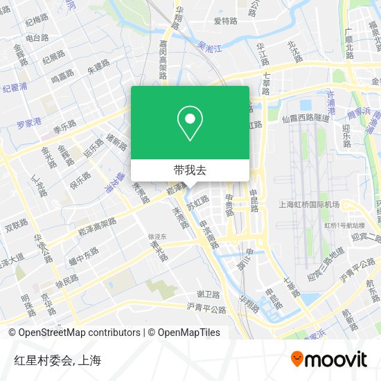 红星村委会地图