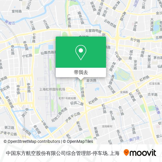 中国东方航空股份有限公司综合管理部-停车场地图