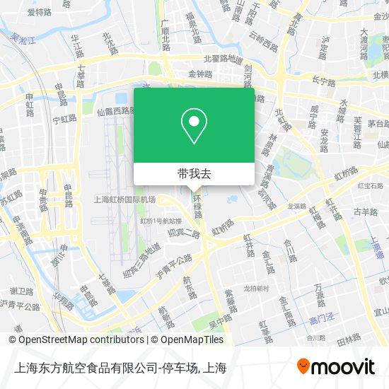 上海东方航空食品有限公司-停车场地图