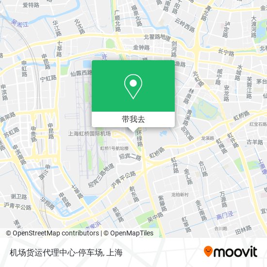 机场货运代理中心-停车场地图