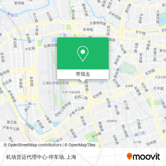 机场货运代理中心-停车场地图