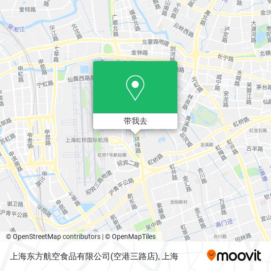 上海东方航空食品有限公司(空港三路店)地图