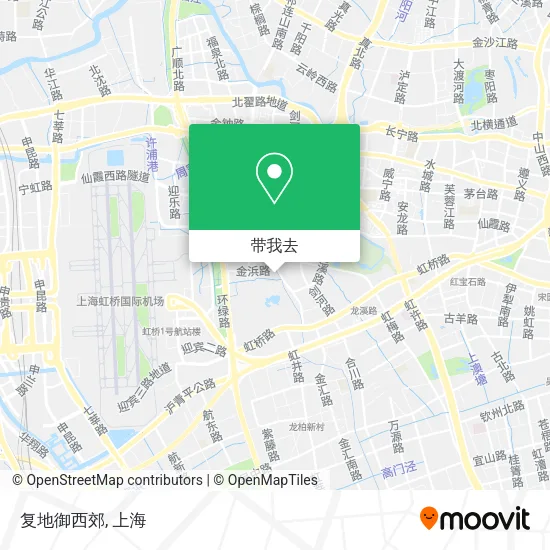 复地御西郊地图