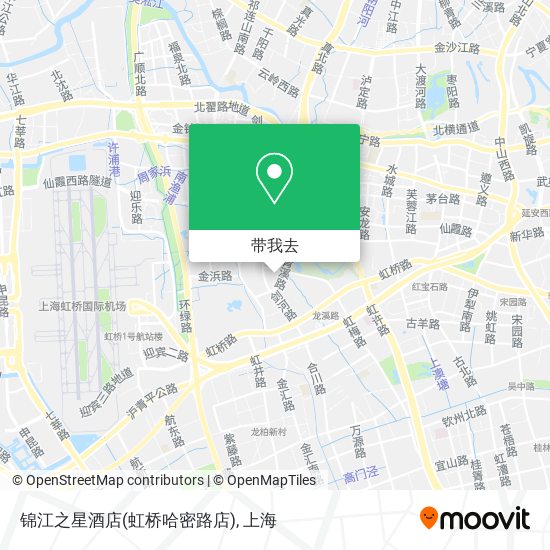 锦江之星酒店(虹桥哈密路店)地图
