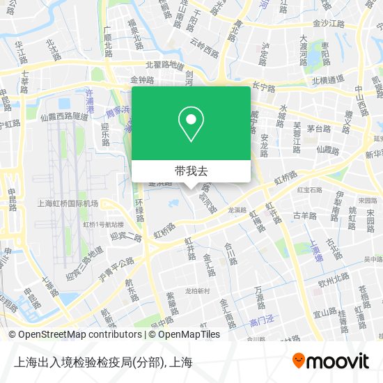 上海出入境检验检疫局(分部)地图