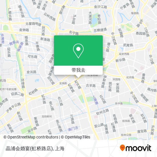 晶浦会婚宴(虹桥路店)地图
