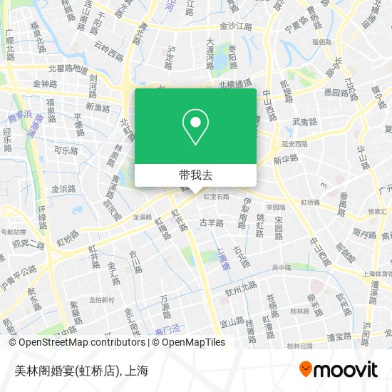 美林阁婚宴(虹桥店)地图