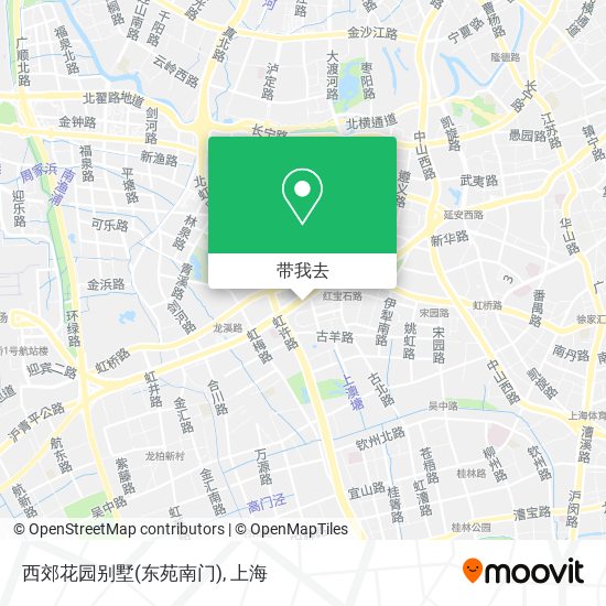 西郊花园别墅(东苑南门)地图