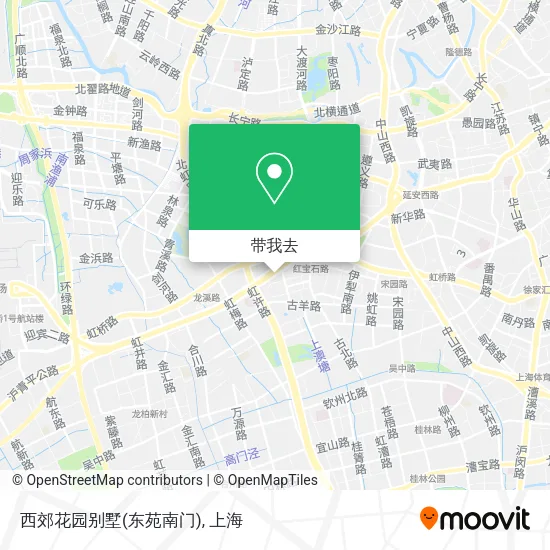 西郊花园别墅(东苑南门)地图