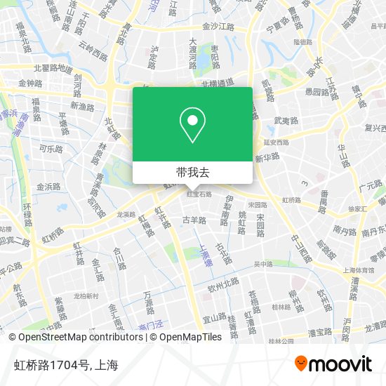 虹桥路1704号地图