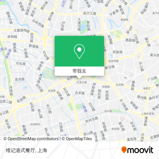 维记港式餐厅地图