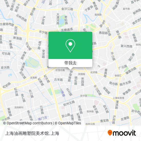 上海油画雕塑院美术馆地图