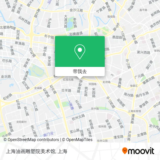 上海油画雕塑院美术馆地图