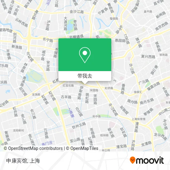申康宾馆地图