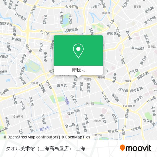 タオル美术馆（上海高岛屋店）地图