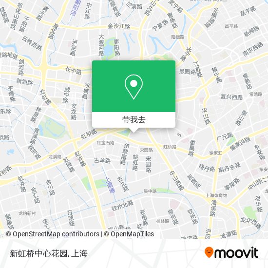 新虹桥中心花园地图