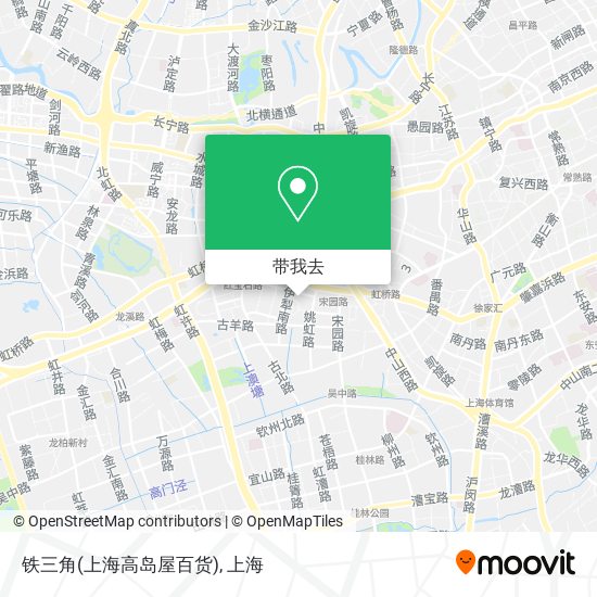 铁三角(上海高岛屋百货)地图