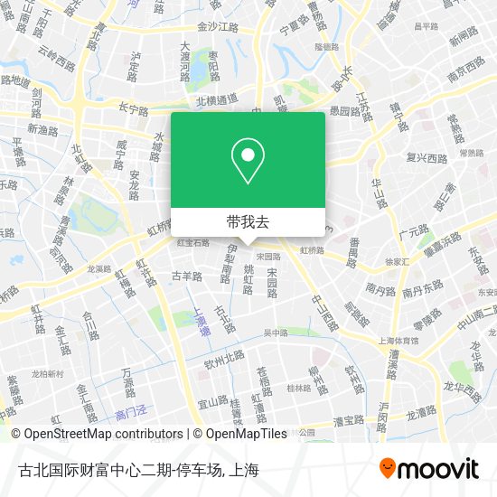 古北国际财富中心二期-停车场地图