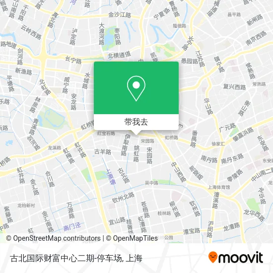 古北国际财富中心二期-停车场地图