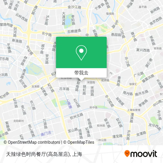 天辣绿色时尚餐厅(高岛屋店)地图