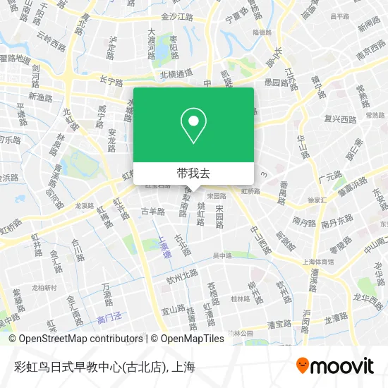 彩虹鸟日式早教中心(古北店)地图