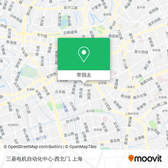 三菱电机自动化中心-西北门地图