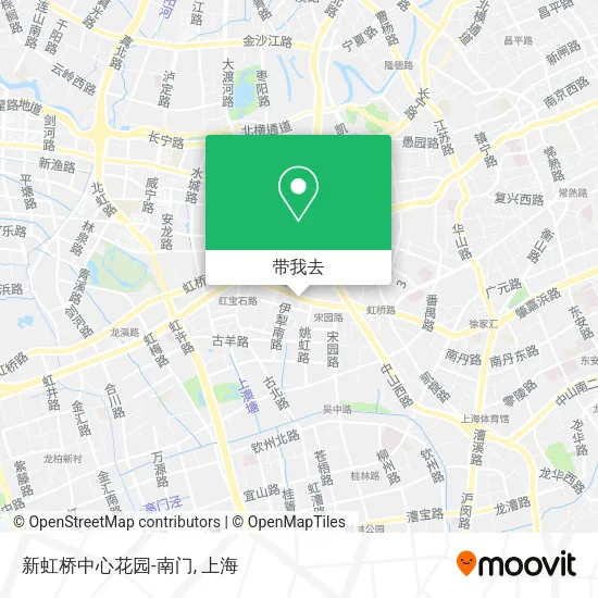 新虹桥中心花园-南门地图
