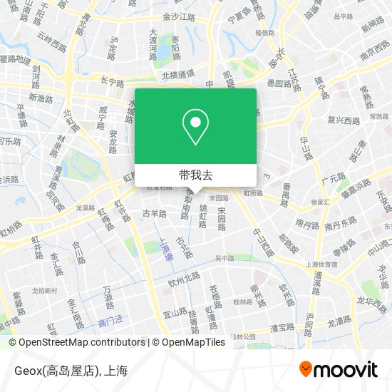 Geox(高岛屋店)地图