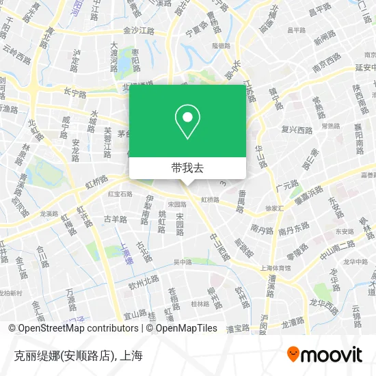 克丽缇娜(安顺路店)地图