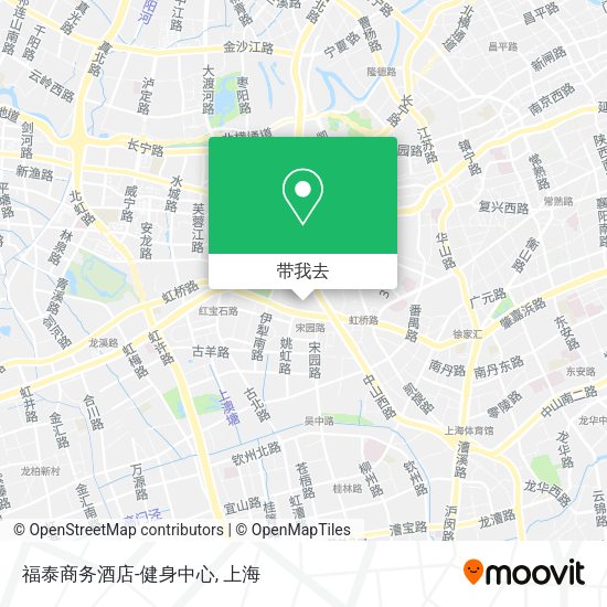 福泰商务酒店-健身中心地图