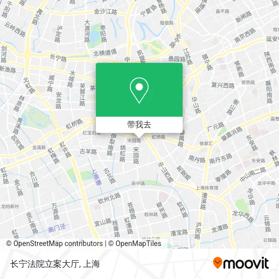 长宁法院立案大厅地图