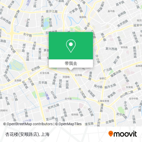 杏花楼(安顺路店)地图