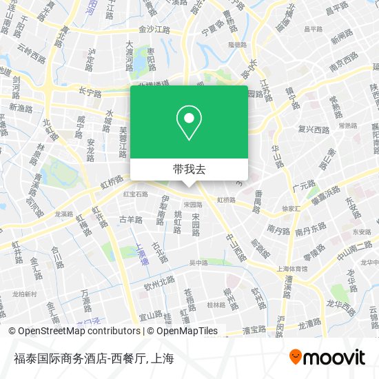 福泰国际商务酒店-西餐厅地图