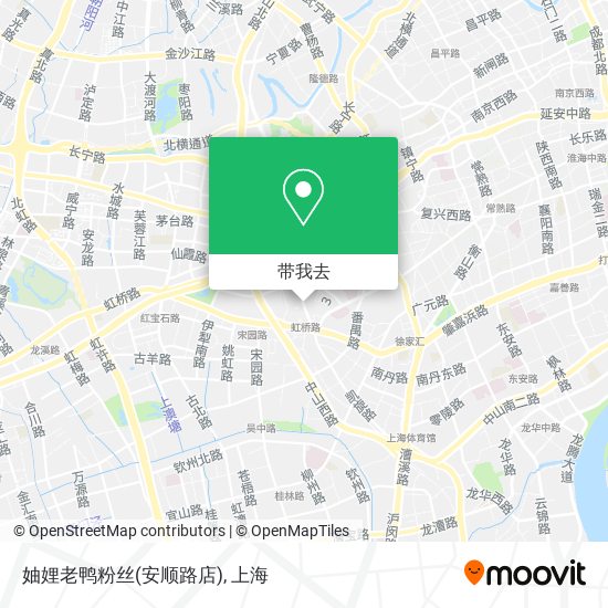 妯娌老鸭粉丝(安顺路店)地图