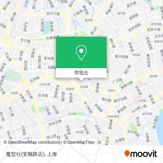 魔型社(安顺路店)地图