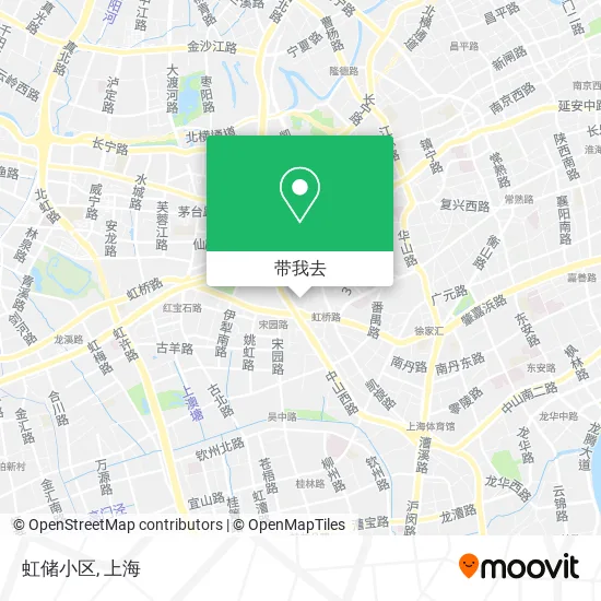 虹储小区地图