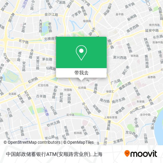 中国邮政储蓄银行ATM(安顺路营业所)地图