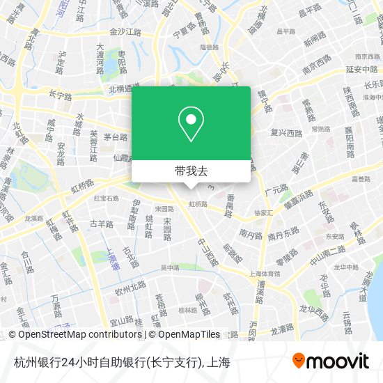 杭州银行24小时自助银行(长宁支行)地图