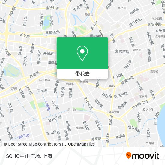 SOHO中山广场地图