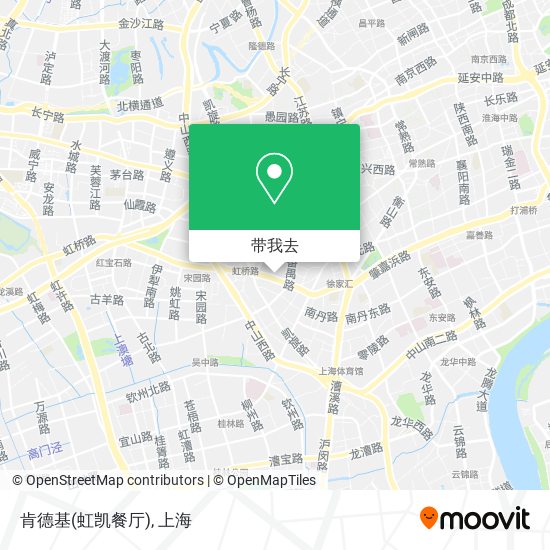 肯德基(虹凯餐厅)地图