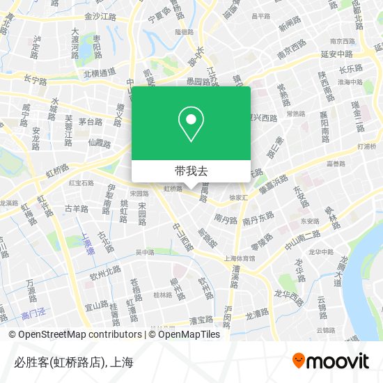 必胜客(虹桥路店)地图