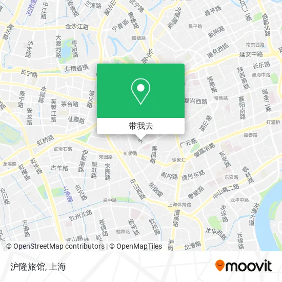 沪隆旅馆地图