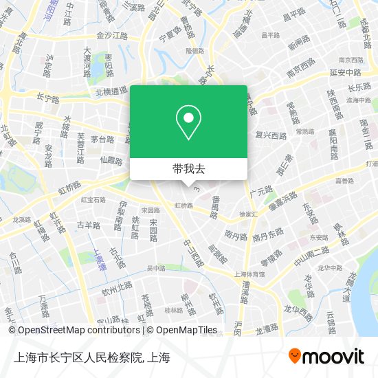 上海市长宁区人民检察院地图