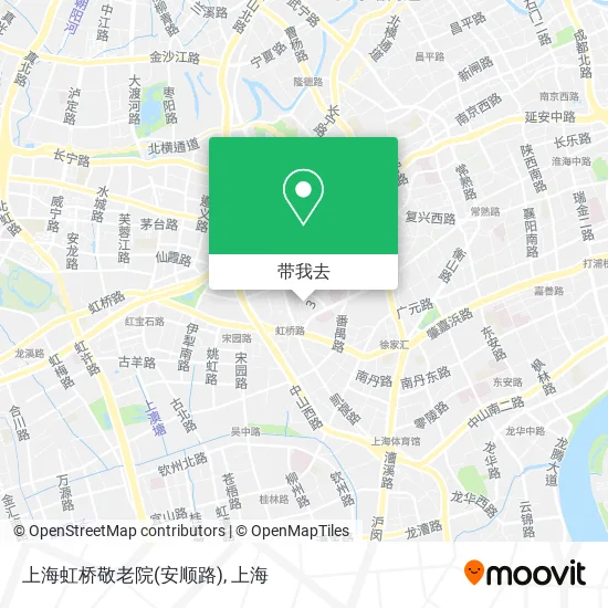 上海虹桥敬老院(安顺路)地图