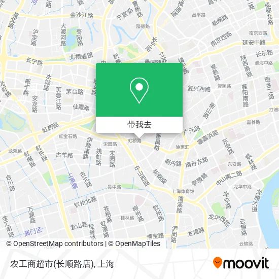 农工商超市(长顺路店)地图