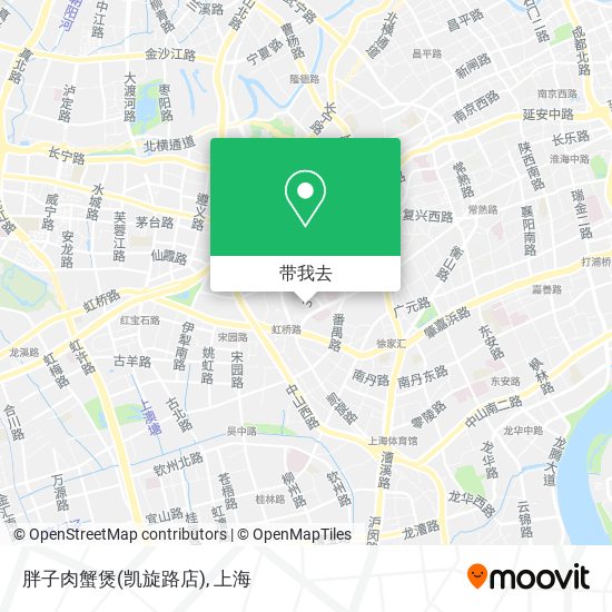 胖子肉蟹煲(凯旋路店)地图