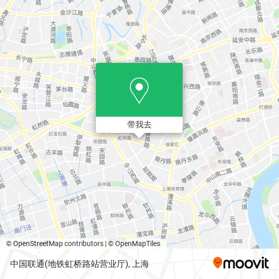 中国联通(地铁虹桥路站营业厅)地图