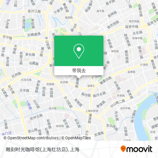 雕刻时光咖啡馆(上海红坊店)地图