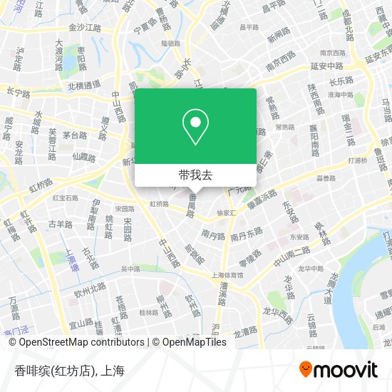 香啡缤(红坊店)地图